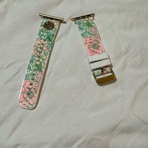 Lilly Pulitzer Apple Watch Band in Pink and Green
